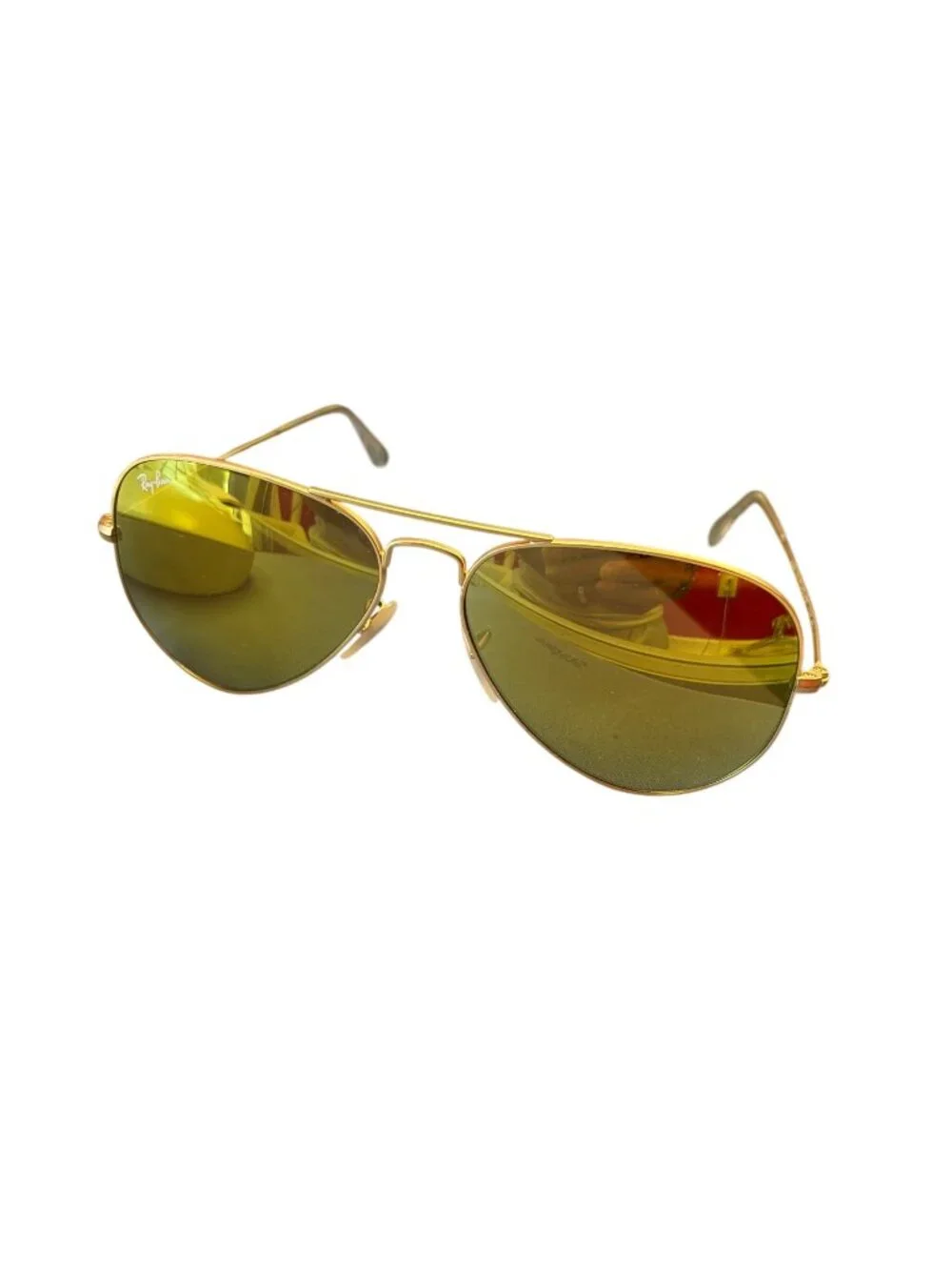 Ray Ban B&L Vintage gold green G15 USA Aviator glasses SKU 10-616